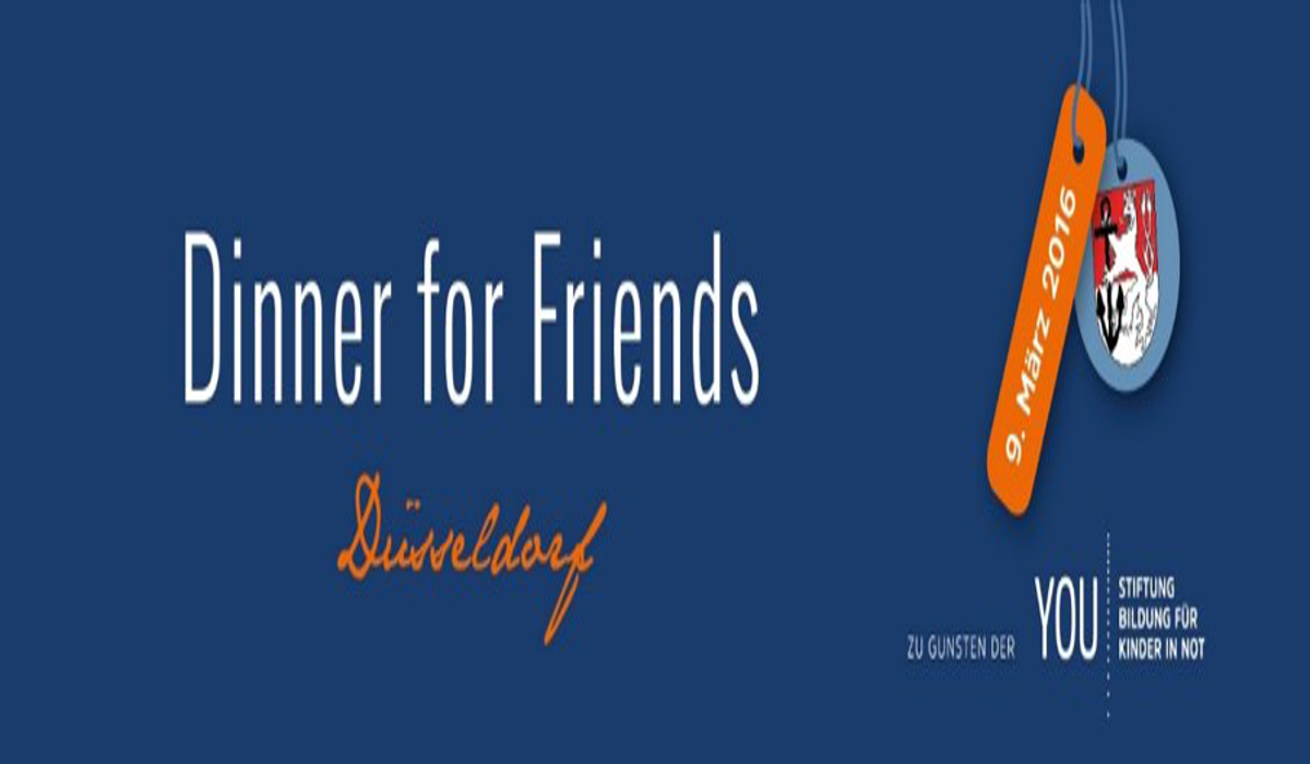 dinner for friends banner