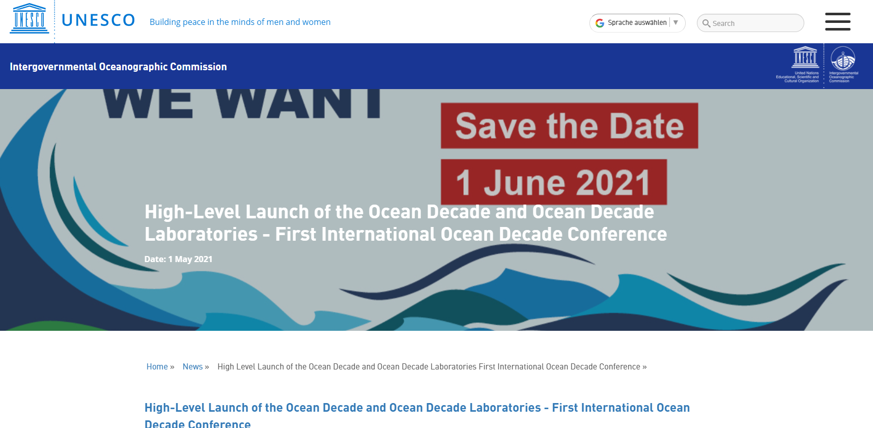 UNESCO Ocean Event