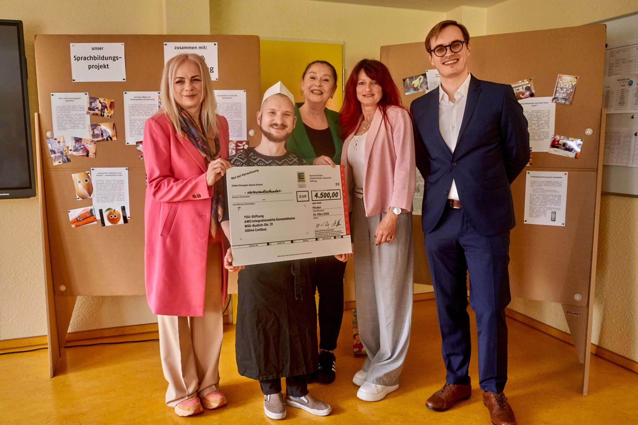 Spendenübergabe YOU Kita Cottbus 1